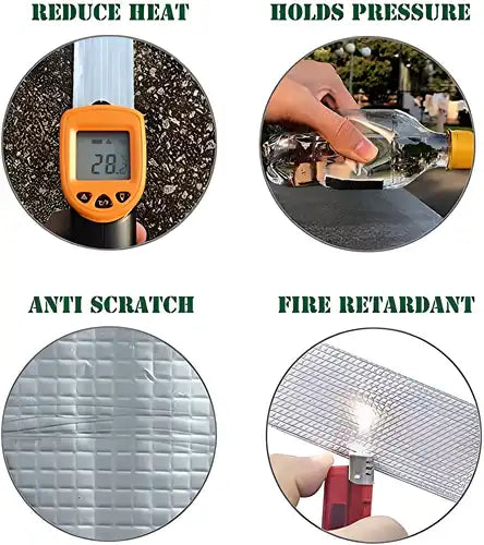 Leakage Repair Waterproof Tape For Pipe Leakage Roof Water Tape Leakage Solution Aluminium Foil Tape