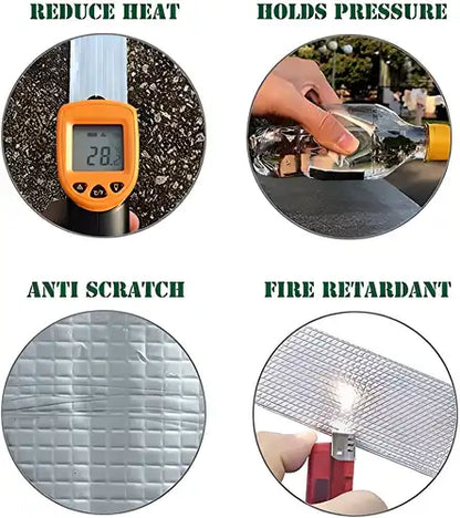 Leakage Repair Waterproof Tape For Pipe Leakage Roof Water Tape Leakage Solution Aluminium Foil Tape