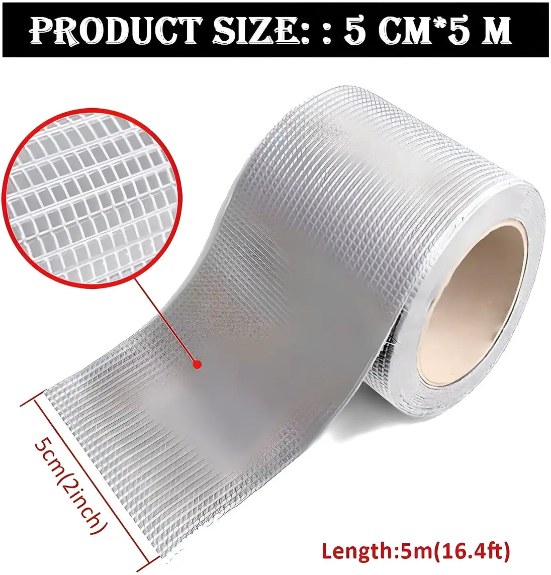 Leakage Repair Waterproof Tape For Pipe Leakage Roof Water Tape Leakage Solution Aluminium Foil Tape