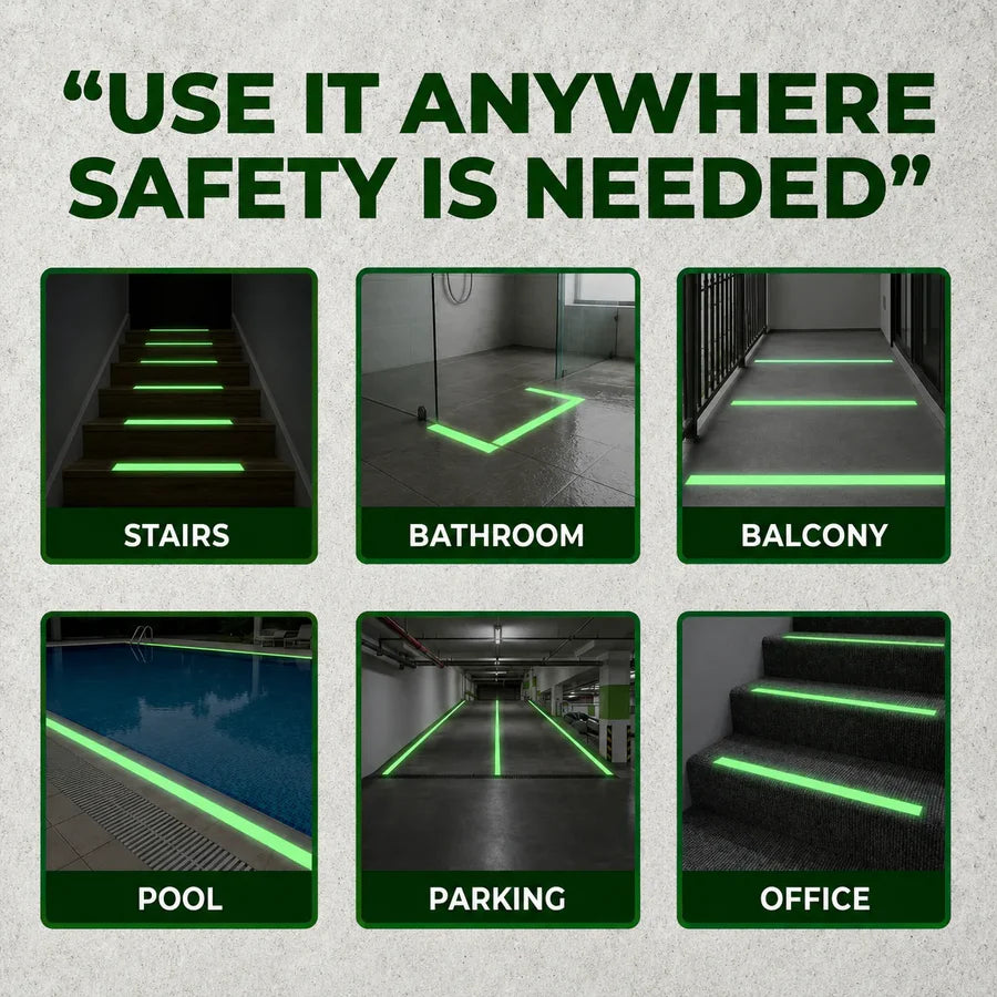 🔥Anti Skid Tape Glow In The Dark | 🔥BUY 1 GET 1 FREE🔥